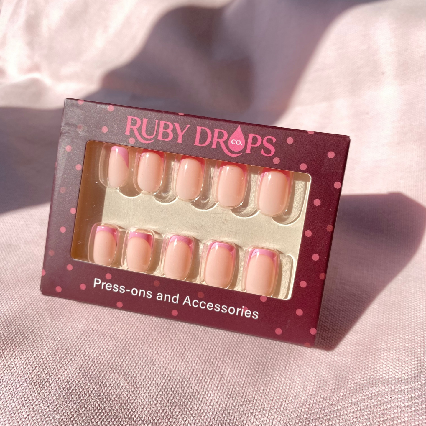 Baby Pink Tips Press-On Nails