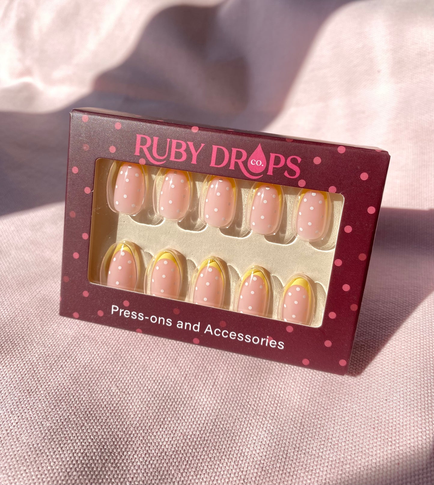 Lemon Bloom French Press-On Nails